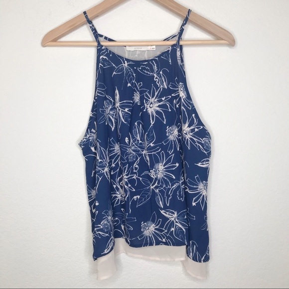 Lush 2 layer sleeveless top blouse sz Small - Picture 1 of 9